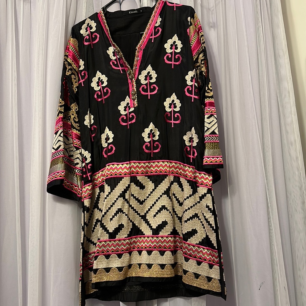 Khaadi khaas fully embroidered shirt size 10